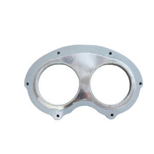 Placa de desgaste de anteojos Las piezas de la bomba de hormigón Zoomlion Sany usan placa de desgaste de anteojos y anillo de corte